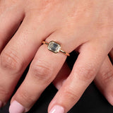 Emerald Cut Diamond Engagement Ring, 1.23 Carats, 14K Yellow Gold