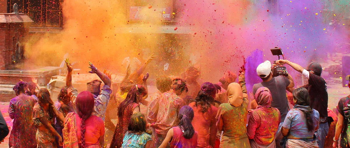 Colorful Holi Festival