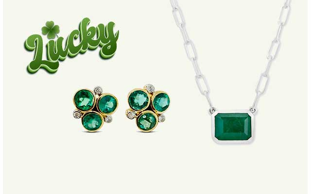 Green Gemstone Jewelry - 20% Off