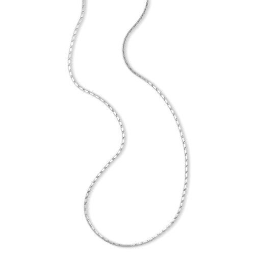 Lumina Chain Necklace, 20 Inches, 14K White Gold