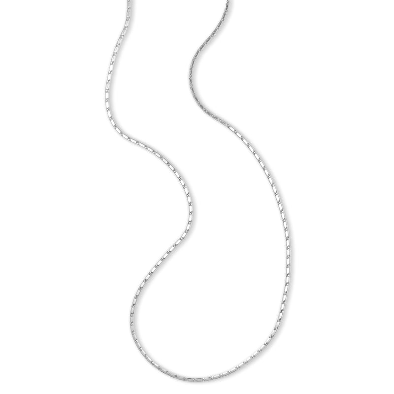 Lumina Chain Necklace, 20 Inches, 14K White Gold