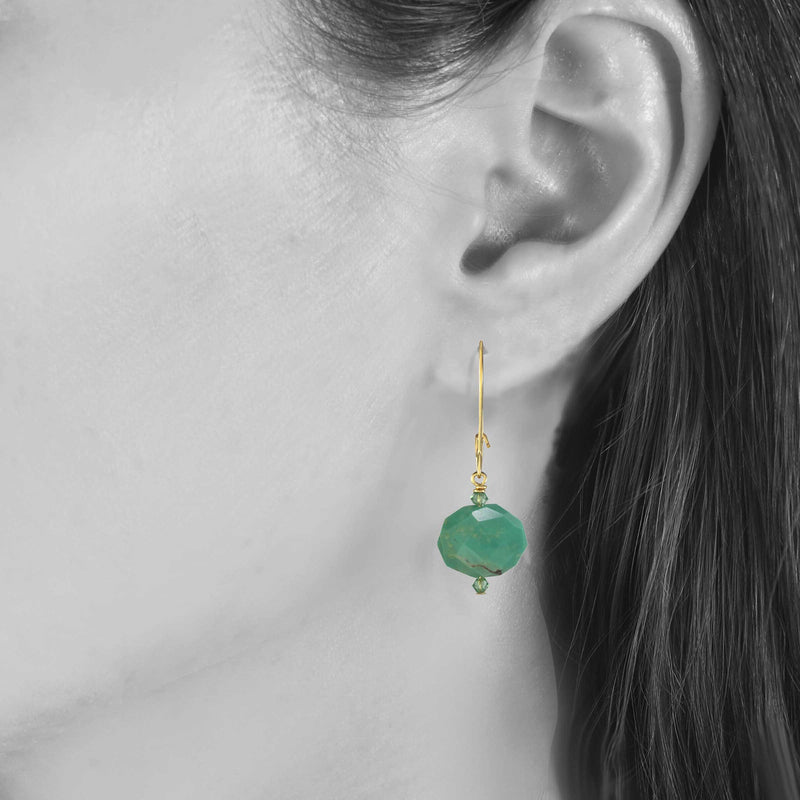 Emerald Drop Earring by Margo Morrison – EFG Designs