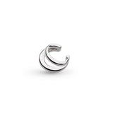 Two Strand Ear Cuff Single Earring, Sterling Silver