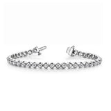Diamond Tennis Bracelet, 0.98 Carat, 14K White Gold