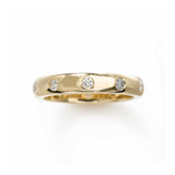 Flush Set .40 carat total Diamond Band, 14K YG