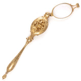 Pre-Owned Art Nouveau Design Lorgnette, 14K Yellow Gold