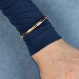 Hinged Bangle, 14K Yellow Gold Filled