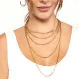 Paperclip Chain, Solid, 16 Inches, 14K Yellow Gold