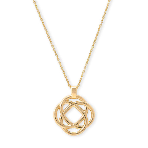 The Safe Center Pendant, 14K Yellow Gold