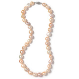 Baroque Pale Pinks Cultured Pearl Necklace, 18 Inches