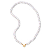 Freshwater Cultured Pearls, 4-4.5 mm, With Gold Heart Clasp, 14K Yellow Gold