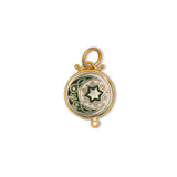 Ottoman Jewish Community Charm, Gold Plated Silver