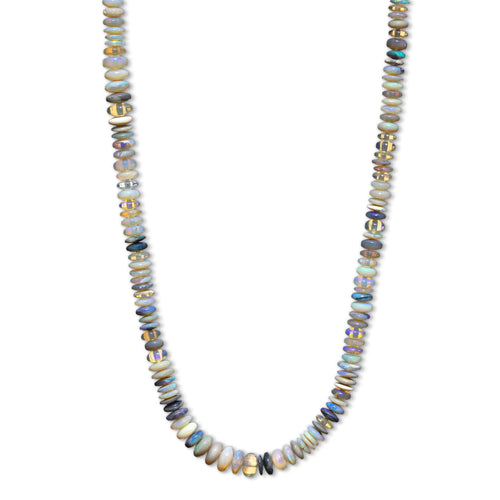 Gem Quality Australian Opal Strand, 18 Inches