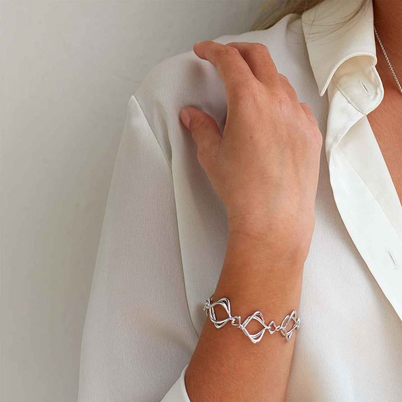Alicia Bracelet, Sterling Silver