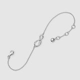 Infinity Symbol Chain Bracelet, Sterling Silver