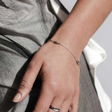 Glint Station Chain Bracelet, Sterling Silver