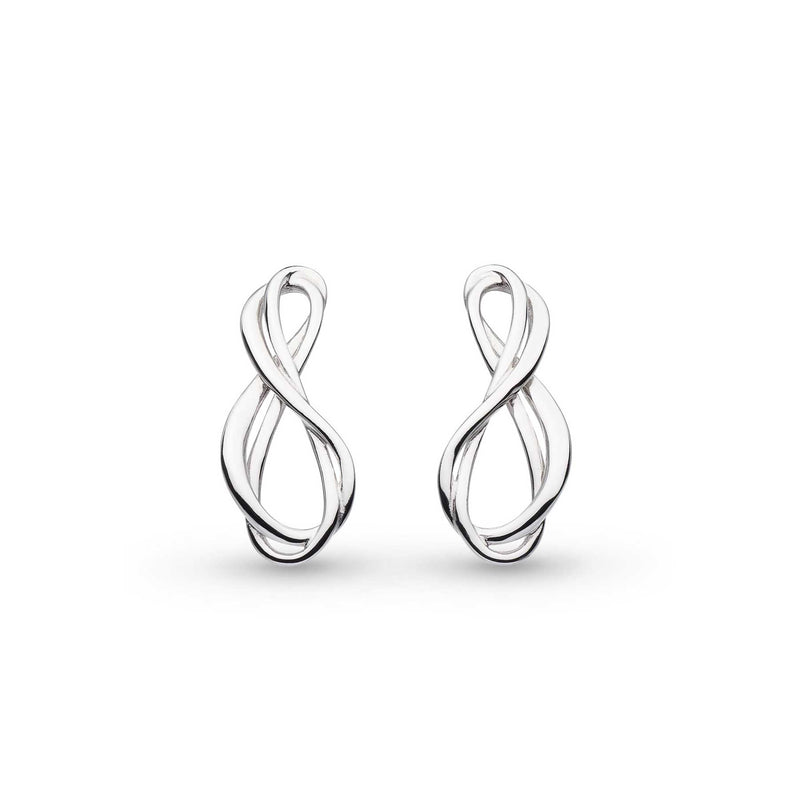 Intertwined Drop Earrings, Sterling Silver