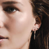 Glint Drop Earrings, Sterling Silver