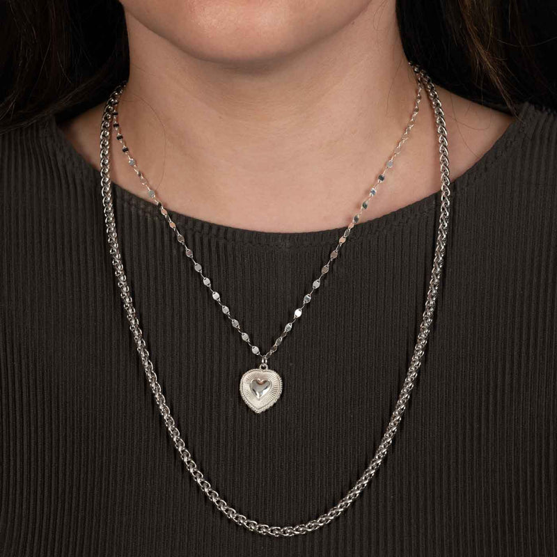Substantial Wheat Chain, 24 Inches, Sterling Silver