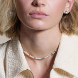 Coast Tumble Pearl Beaded Necklace, Sterling Silver