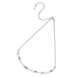 Coast Tumble Pearl Beaded Necklace, Sterling Silver