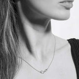 Infinity Symbol Necklace, Sterling Silver