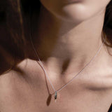 Glint Midi Drop Pendant, Sterling Silver