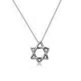 High-Polished Half Inch Jewish Star, Sterling Silver