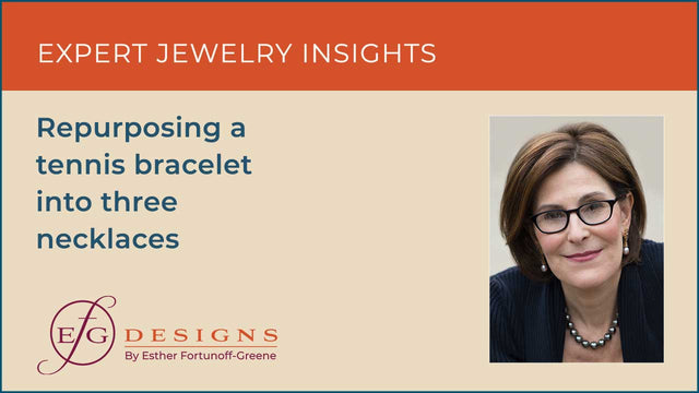 Family Legacy: Turning a Tennis Bracelet into Necklaces