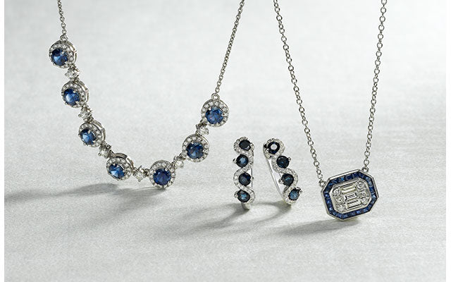 Sapphire and Diamond Jewelry
