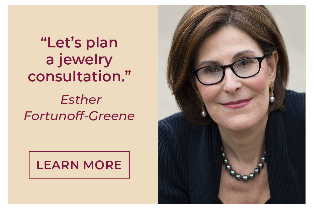 Jewelry consultation with Esther Fortunoff-Greene