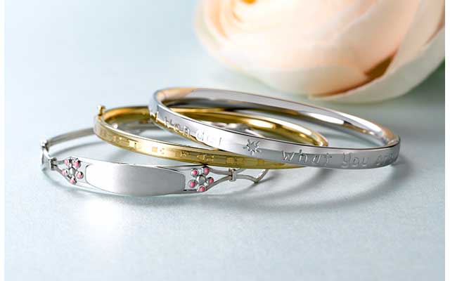 Children's cuff bracelets