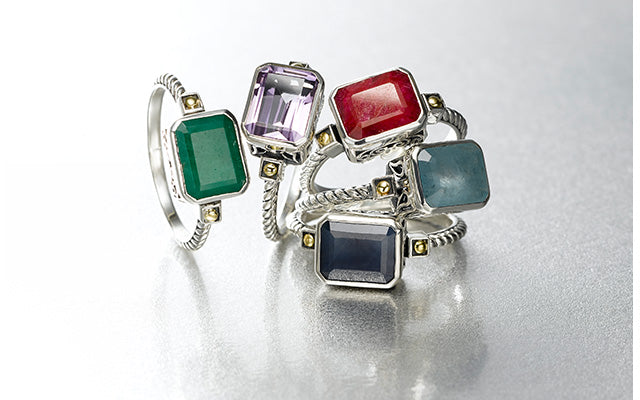 semiprecious rings