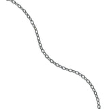 Open Link Ankle Bracelet, 14K White Gold