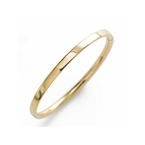 Baby's Hinged Bangle Bracelet, 14K Yellow Gold