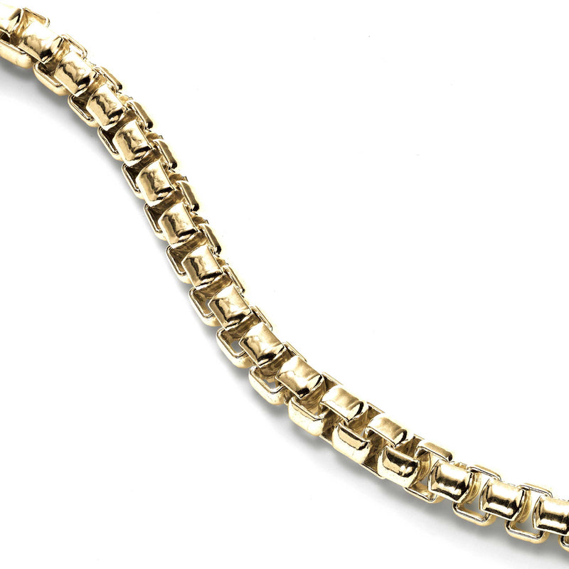 Round Box Chain, 22 Inches, 14K Yellow Gold