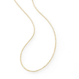 Round Box Chain, 22 Inches, 14K Yellow Gold