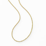 Thin Box Chain, 18 Inches, 14 Karat Yellow Gold