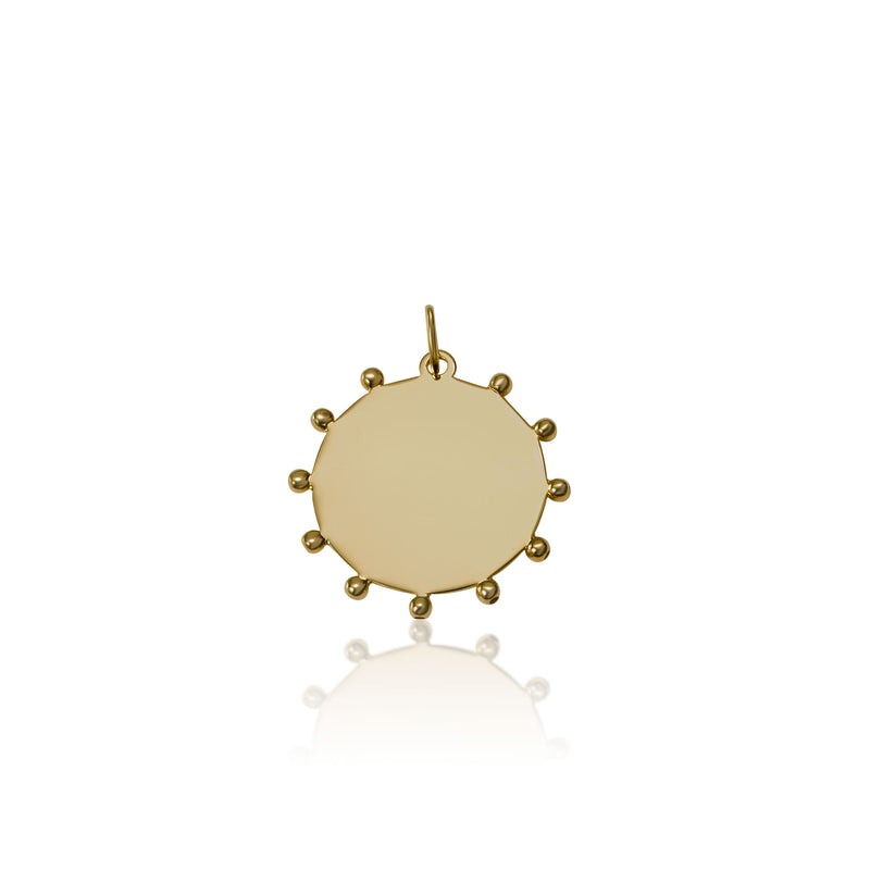 Sunshine Charm, 14K Yellow Gold