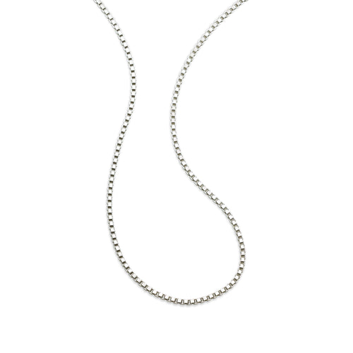 Versatile Box Chain, 18 Inches, Sterling Silver