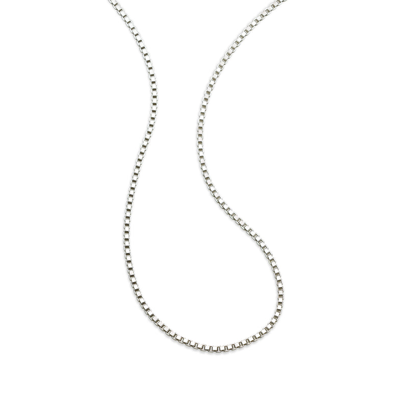 Versatile Box Chain, 18 Inches, Sterling Silver