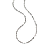 Parisian Wheat Chain, 18 Inches, 14K White Gold