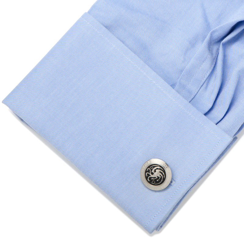 Targaryen Filigree Cufflinks, Stainless Steel