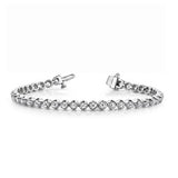 Diamond Tennis Bracelet, 1.40 Carat, 14K White Gold