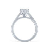 Engagement Ring Mounting, Solitare Style, 14K White Gold