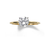 Classic Diamond Engagement Ring, 2 Carats , 14 Karat Gold