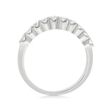 Halfway Diamond Band, .60 Carat Total, 14K White Gold
