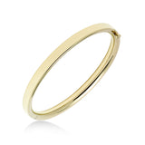 Engravable Baby's Bangle Bracelet, 14K Yellow Gold