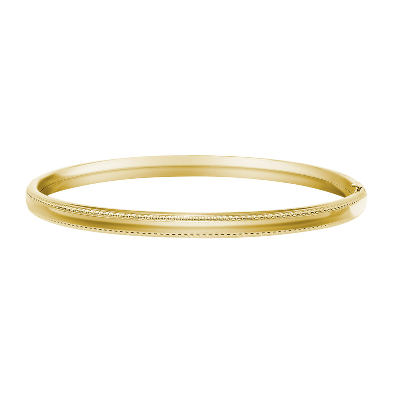 Hinged Bangle, 14K Yellow Gold Filled