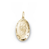 Saint Christopher Medal , 14K Yellow Gold